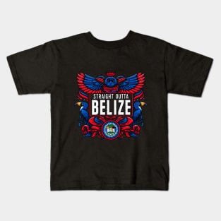 Straight outta Belize Kids T-Shirt